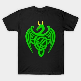 Green Celtic Dragon T-Shirt